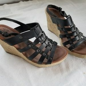 Faded glory size 8 wedge heels